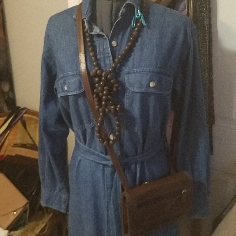 Fossil Brown Leather Crossbody - Picture 7 of 7